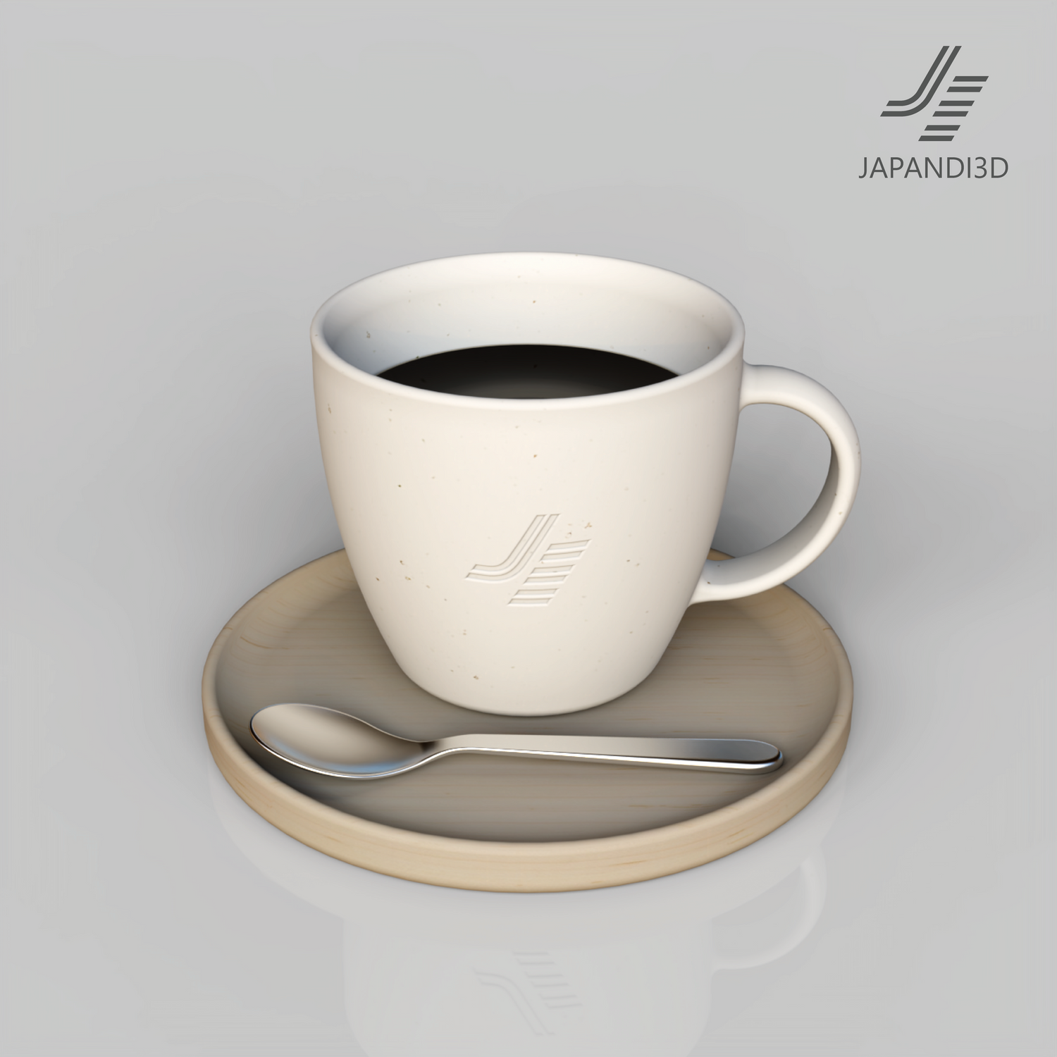Free sample Japandi 3D model – downloadable FBX GLB for architectural visualization testing