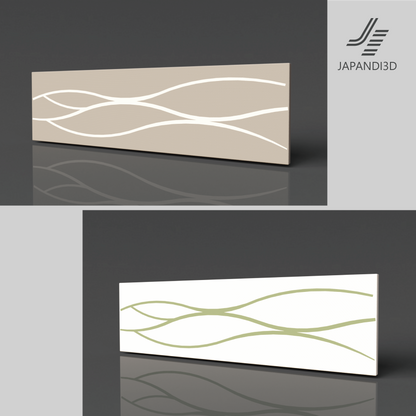 Wall Art Waves 2-Piece Set Color Variations - Abstract Panel Designs - Product Comparison