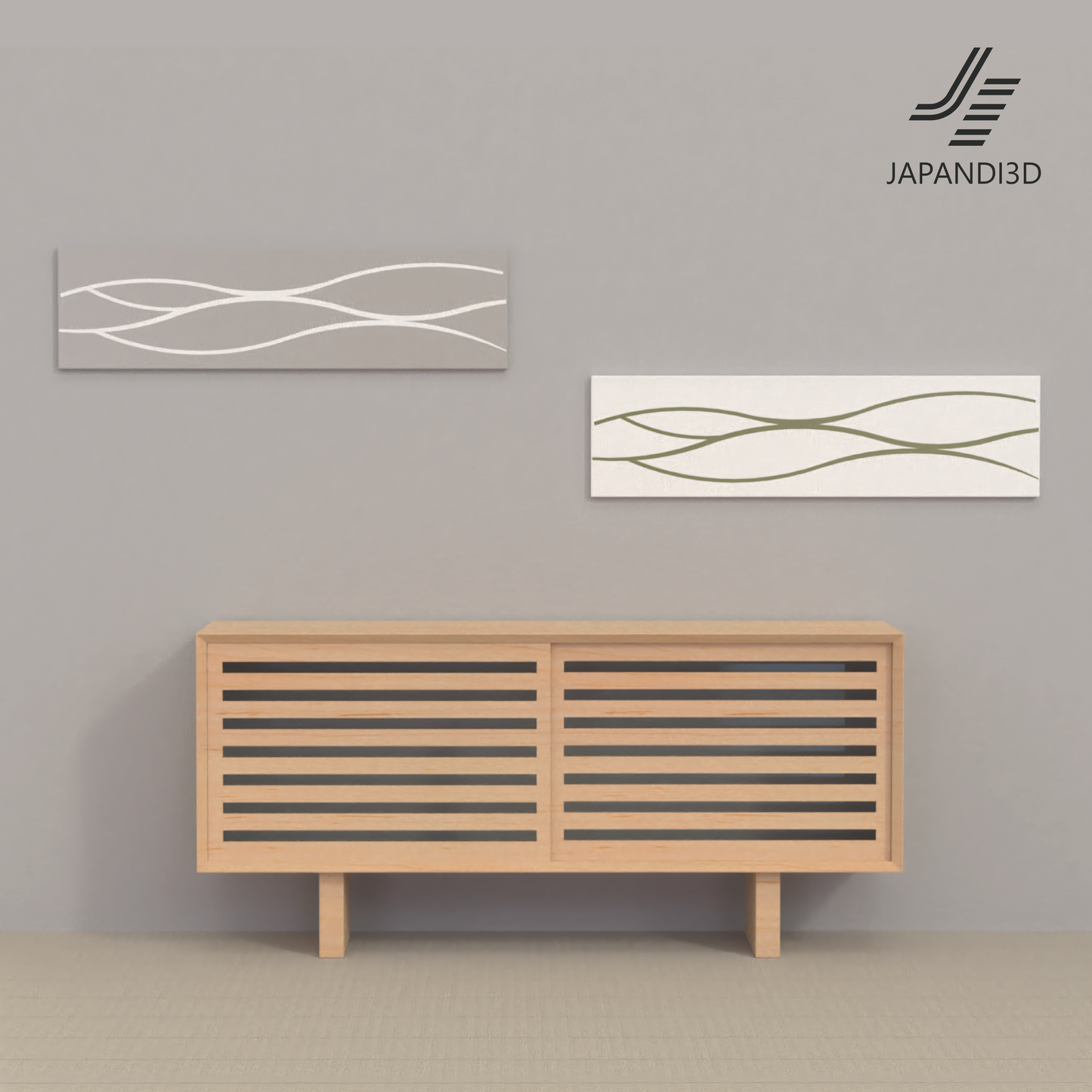 Wall Art "Flow" / 4-piece set