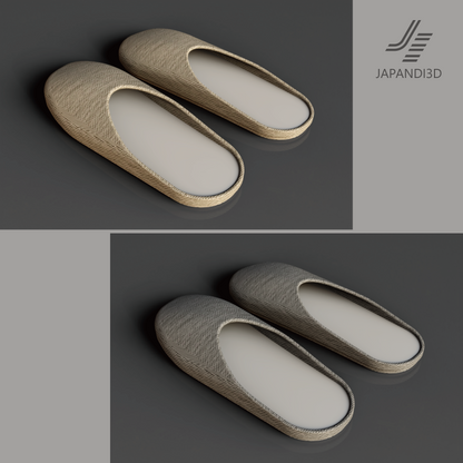 Fabric Slippers 2 Colors