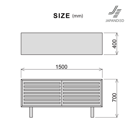 Cabinet (W1500) / 2-color set