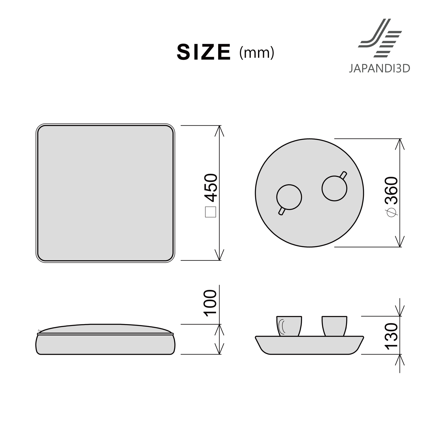 ZABUTON cushion & floor table set