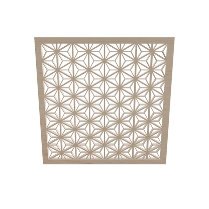 Wall Art - KUMIKO "ASANOHA" - Light