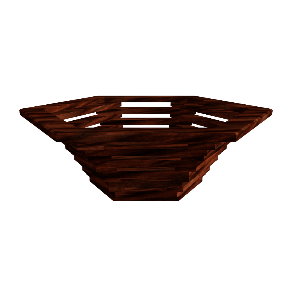 Layered Wood Object - Dark