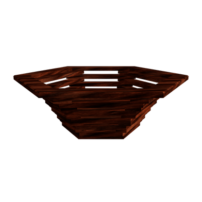 Layered Wood Object - Dark
