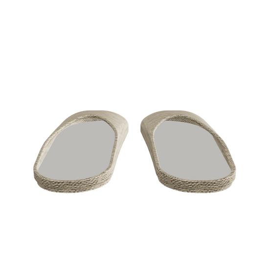 Fabric Slippers - Beige