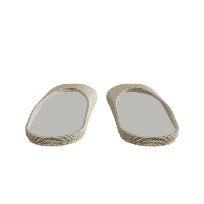 Fabric Slippers - Beige