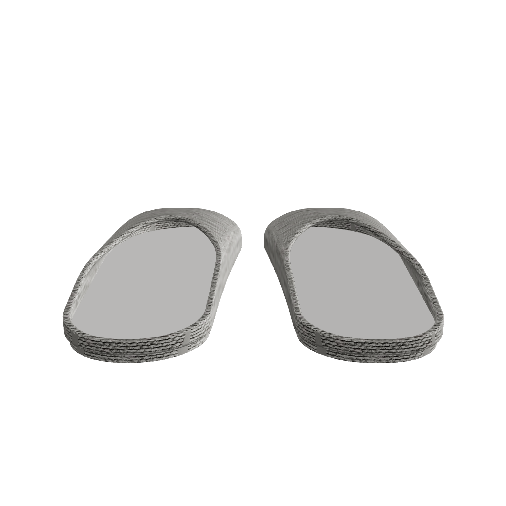 Fabric Slippers - Gray