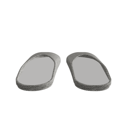 Fabric Slippers - Gray