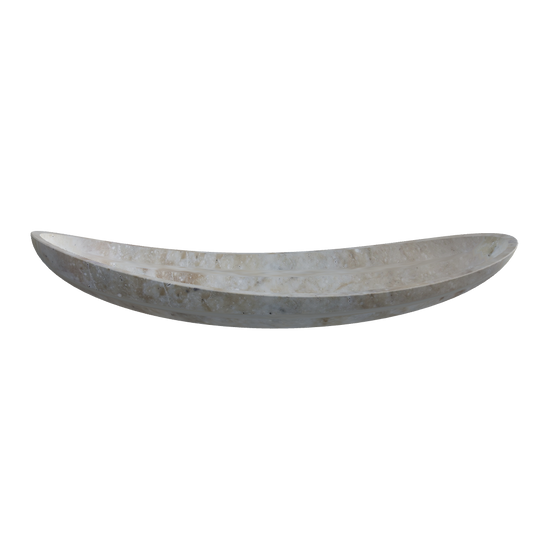 Oval Tray Long Oval 3D viewer preview, elongated oval stone-look tray, FBX GLB