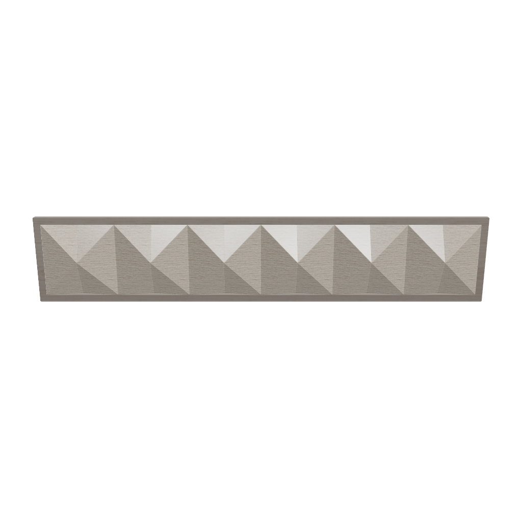Wall Art Origami Sand Version - 3D Model Interactive Preview - W1860 H360mm Geometric Panel