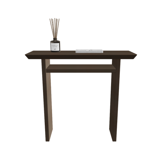 Console Table W900 D290 H800mm Dark – single color variant, Japandi console table 3D model FBX GLB