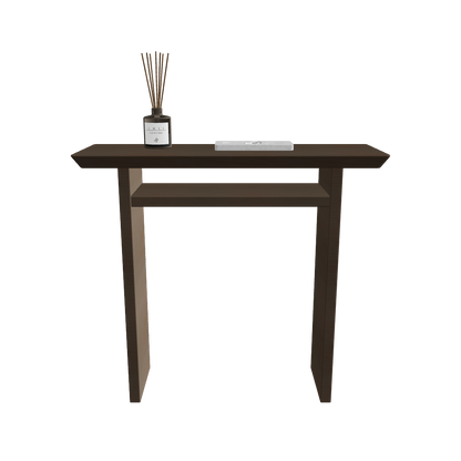 Console Table W900 D290 H800mm Dark – single color variant, Japandi console table 3D model FBX GLB