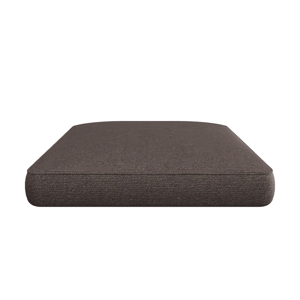 Zabuton floor cushion 3D model in dark gray – Japandi interior asset