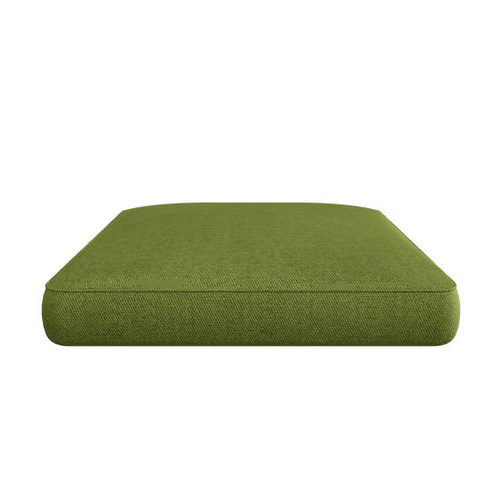 Zabuton floor cushion 3D model in olive green – accent color variant
