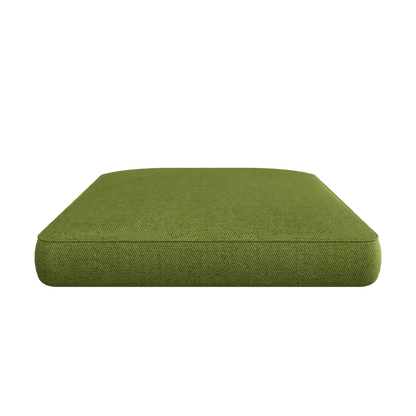 Zabuton floor cushion 3D model in olive green – accent color variant