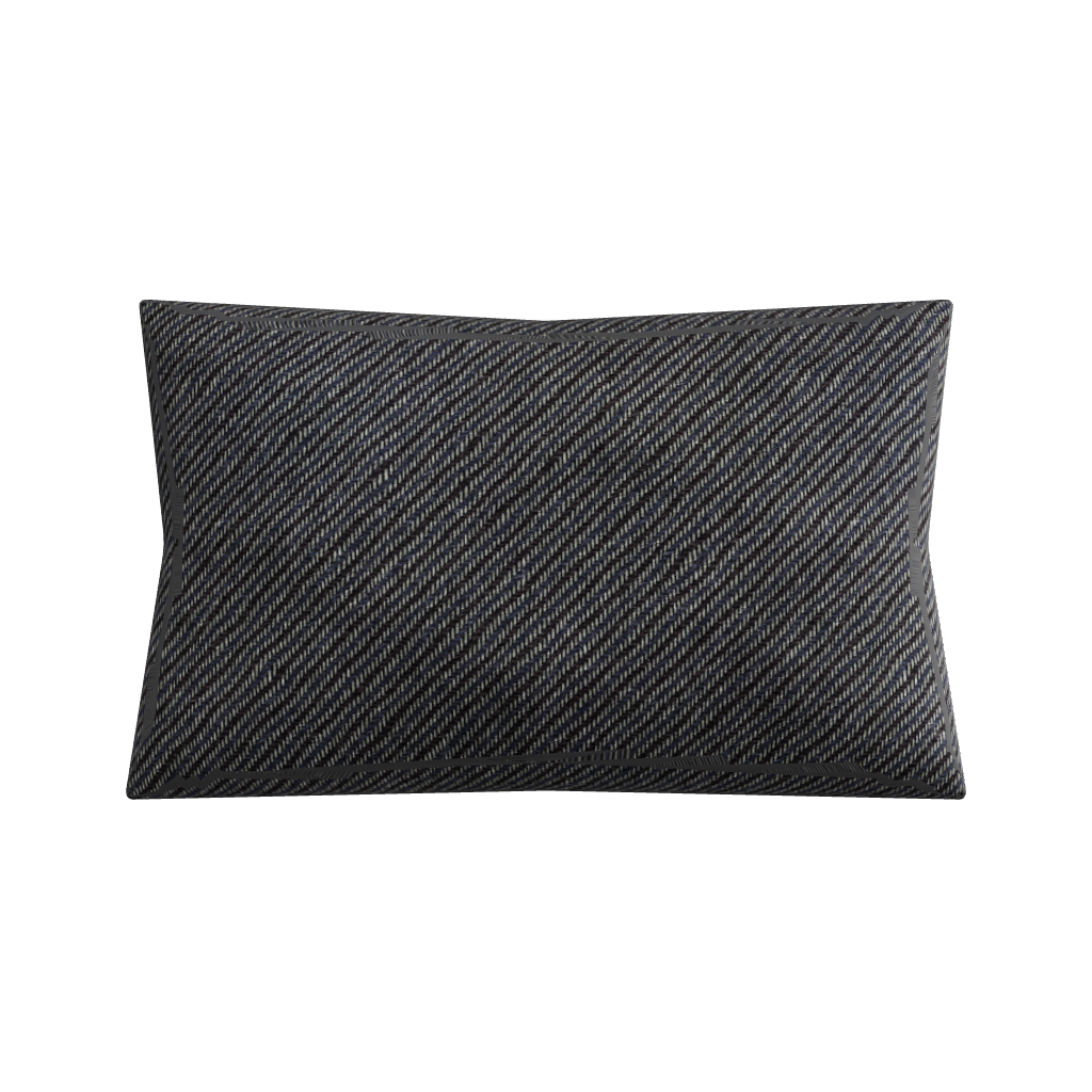 Rectangular Cushion Dark - 3D Model Interactive Preview - W560 D180 H340mm