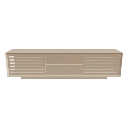 TV board light color 3D viewer – FBX GLB for architectural visualization
