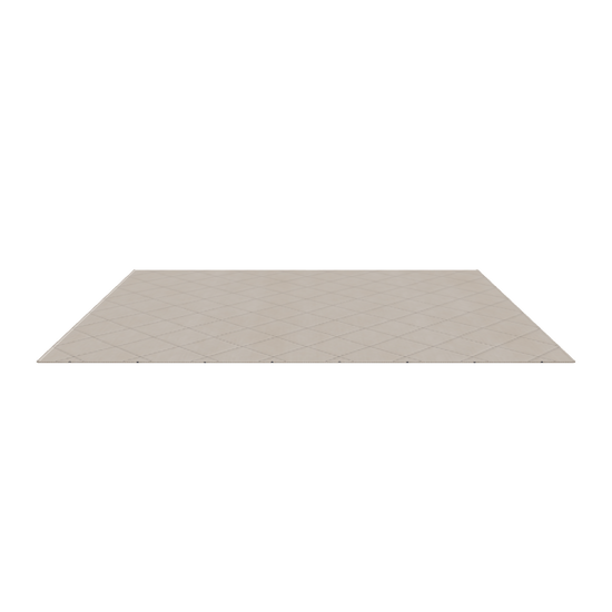 Diamond Stitch Rug Ivory - 3D Model Interactive Preview - W2500 D2000mm