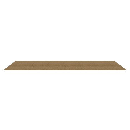 Jute Floor Mat 1600x500 3D viewer preview, long natural jute runner rug, FBX GLB