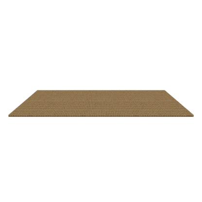 Jute Floor Mat 800x500 3D viewer preview, small natural jute rug, FBX GLB