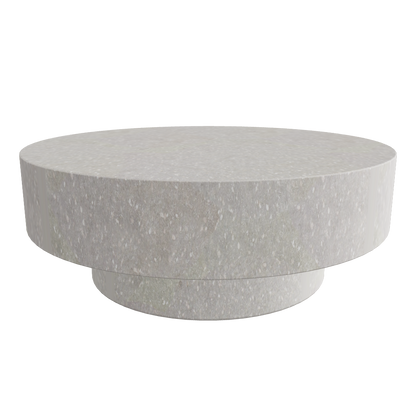 Stone Coffee Table φ750 H280 stone texture round low table 3D model FBX GLB