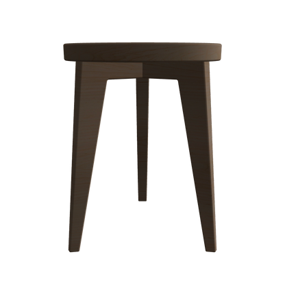 Round stool 3D model dark tone – free sample FBX GLB architectural visualization