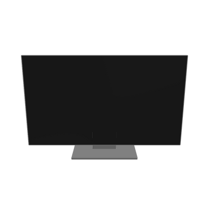 TV freestanding 3D model GLB – W1200 H750mm