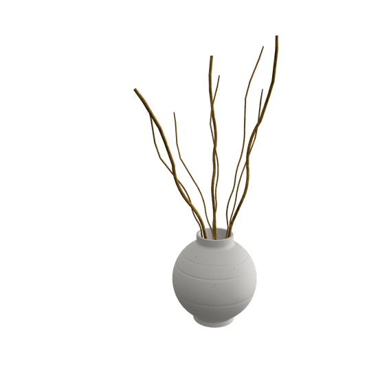 Decorative Branches - 3D Model Interactive Preview - Height 650mm Diameter 200mm Interior Object