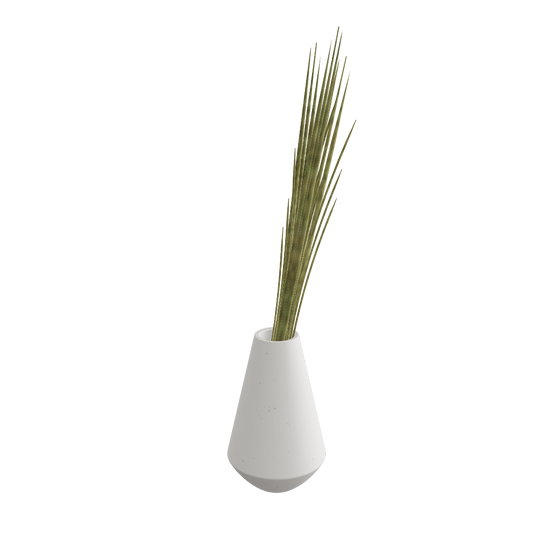 Decorative Stems 3D Model Interactive Preview - Natural Stems in Ceramic Vase - Archviz Interior Props