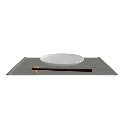 Dining Place Setting Gray