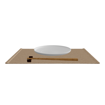 Dining Place Setting Light Brown